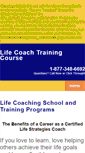 Mobile Screenshot of life-coaching-training.net