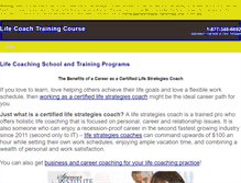 Tablet Screenshot of life-coaching-training.net
